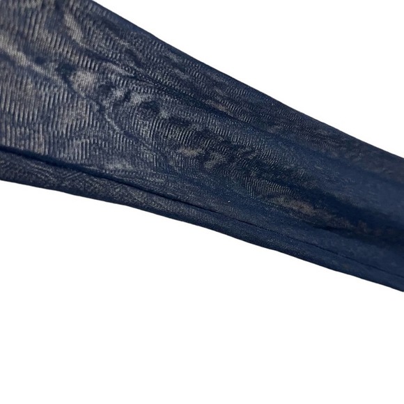 Elegantissimo Firenze Woman’s Blouse Large Black Sequined Sheer Long Sleeves - Picture 6 of 11